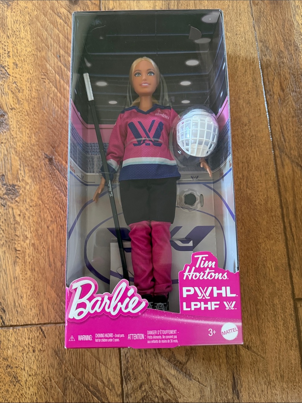 NIB Barbie Tim Hortons PWHL Hockey Player